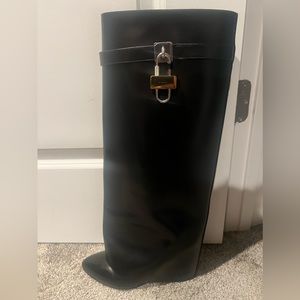 GIVENCHY SHARK LOCK BOOTS (WIDE FIT)
